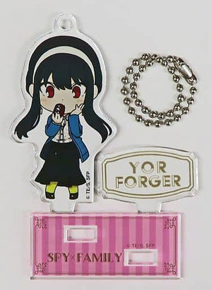 Yor Forger Casual Clothes Ver. SPY x FAMILY Acrylic Stand Key Chain LAWSON Limited Key Chain [USED]