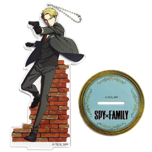 Loid Forger Teaser Visual Cool Ver. SPY x FAMILY Big Clear Key Chain with Stand Key Chain [USED]