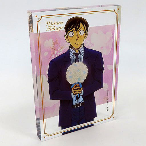 Wataru Takagi Detective Conan Acrylic Block Bouquet Ver. Acrylic Stand [USED]
