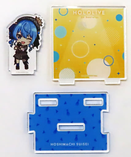 Hoshimachi Suisei VTuber Hololive Trading Acrylic Diorama 0th Generation Hololive SUPER EXPO 2022 Pre-Order Exclusive Acrylic Stands [USED]