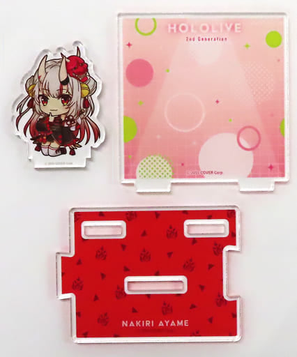 Nakiri Ayame VTuber Hololive Trading Acrylic Diorama 2nd Class Hololive SUPER EXPO 2022 Pre-Order Exclusive Acrylic Stands [USED]