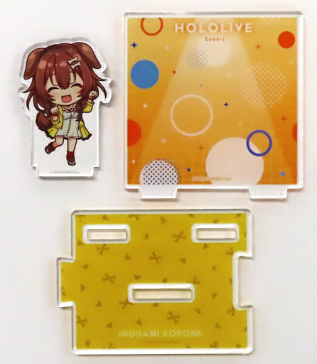 Inugami Korone VTuber Hololive Trading Acrylic Diorama Gamers Hololive SUPER EXPO 2022 Pre-Order Exclusive Acrylic Stands [USED]