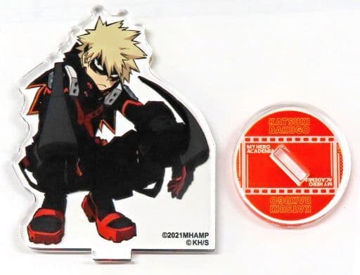 My Hero Academia: World Heroes' Mission Katsuki Bakugo Newly Drawn Acrylic Stand Toho Animation Store Limited Bonus Included with Blu-ray/DVD PLUS ULTRA Edition Acrylic Stands [USED]