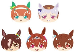 Silence Suzuka, etc. Umamusume: Pretty Derby Omanjuu Niginigi Mascot 2 All 5 Types Set Key Ring [USED]
