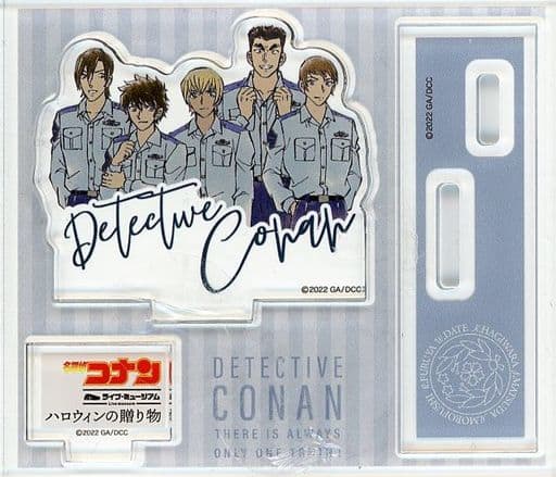 Police Academy Squad Natural Proportions Detective Conan Acrylic Figure Live Museum Halloween Gift Exclusive Acrylic Stand [USED]