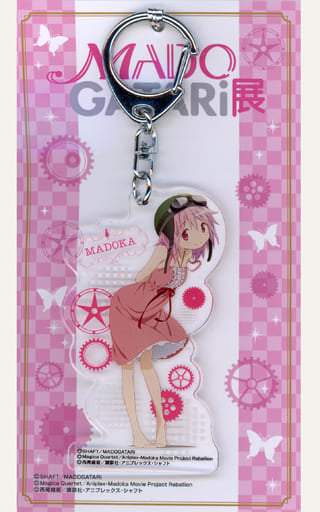 Madoka Kaname Puella Magi Madoka Magica X Monogatari Series Acrylic Key Chain Madogatari Exhibition Lawson Limited Key Chain [USED]