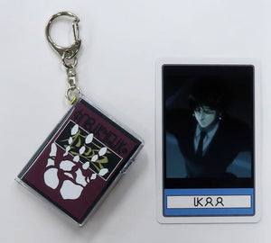Chrollo Lucilfer Hunter x Hunter Collectable Key Chain Universal Studios Japan Limited with Character Card Key Chain [USED]