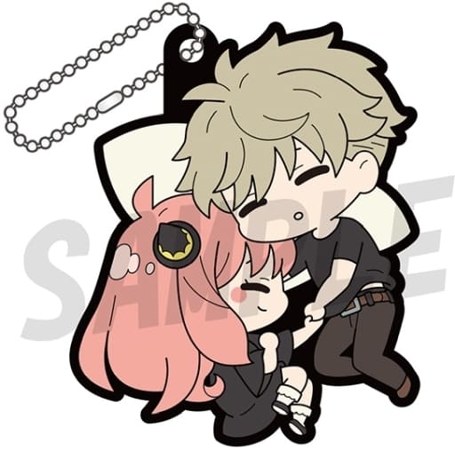 Anya Forger Loid Forger 01 SPY x FAMILY Buddycolle Rubber Mascot Key Chain [USED]