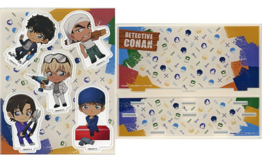 Police Academy Squad Detective Conan Acrylic Diorama Stand Craft Acrylic Stand [USED]