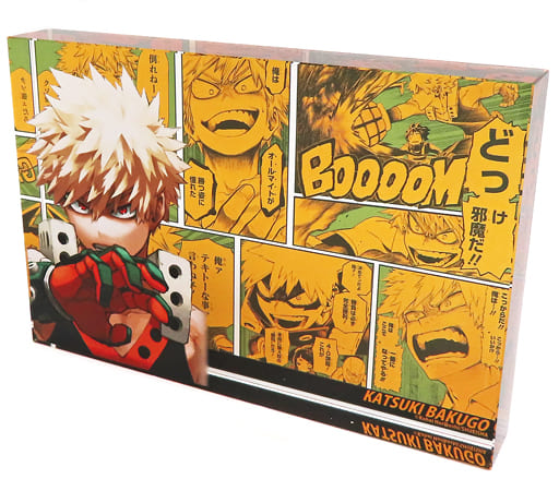 My Hero Academia Katsuki Bakugo Heroes Acrylic Block Acrylic Stands [USED]