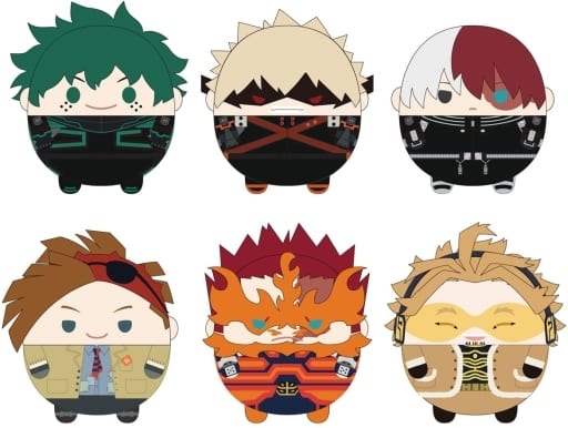 Katsuki Bakugo, etc. My Hero Academia: World Heroes' Mission Fuwakororin 004 All 6 Types Set Key Chain [USED]