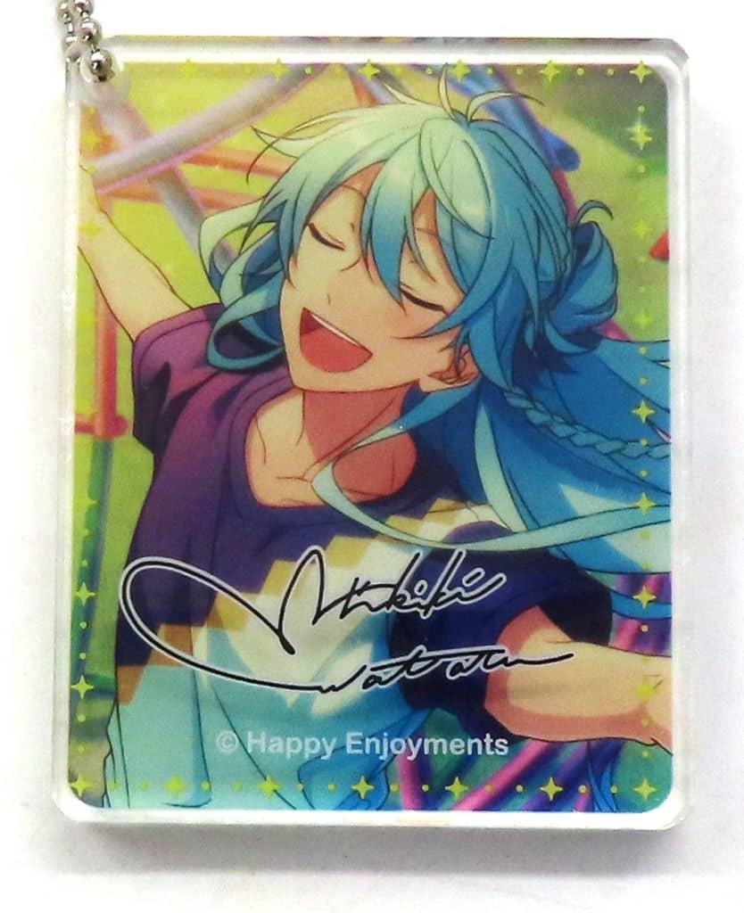 Wataru Hibiki Ensemble Stars! Trading Acrylic Plate Keychain Group C animate cafe Operated By Youme Cafe Limited Overseas Limited Key Chain [USED]