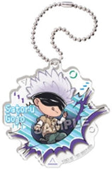 Satoru Gojo Jujutsu Kaisen Buchimas! Plain Clothes Acrylic Key Chain Key Chain [USED]