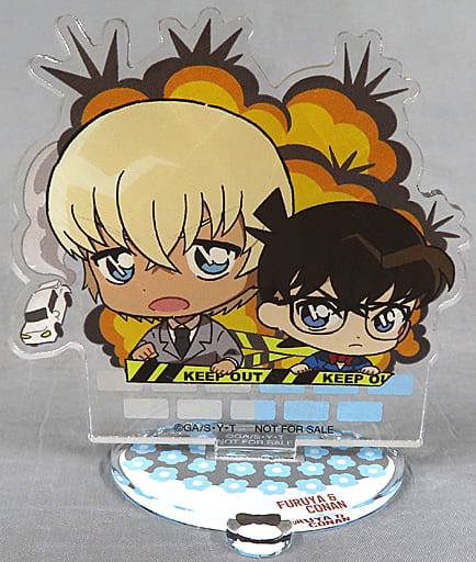 Conan Edogawa Toru Amuro Detective Conan Charatto Bouquet Trading Acrylic Stand Collection animate Limited Online Purchase Bonus Acrylic Stand [USED]