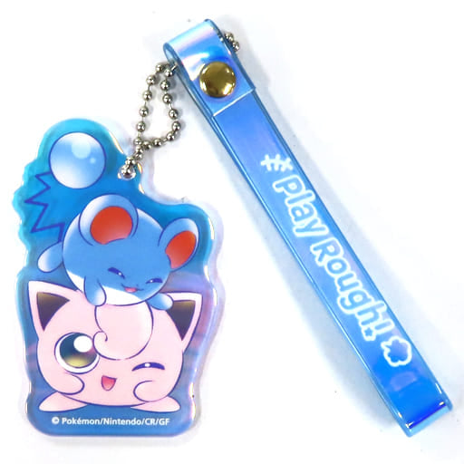 Jigglypuff Marill Pokemon Acrylic Charms Play Rough! Pokemon Center Limited Charm [USED]