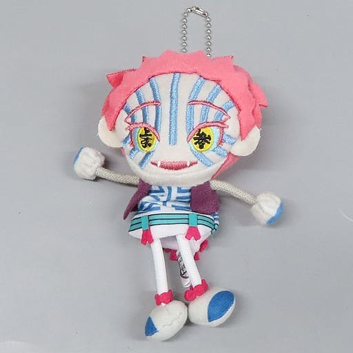 Akaza Demon Slayer: Kimetsu no Yaiba Mugen Train & Entertainment District Arc Puppet Charm Total Concentration Exhibitions Limited Key Ring [USED]