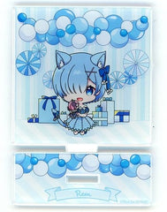 Rem Re:ZERO -Starting Life in Another World- Kuji Mini! Kemomimi Ver. Mini Acrylic Stand Figure Kujibikido Limited Prize B-3 Acrylic Stand [USED]
