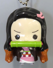 Nezuko Kamado Demon Slayer: Kimetsu no Yaiba Yurayura Mascot Tanjiro Kamado, Nezuko Kamado, Inosuke Hashibira Key Chain [USED]