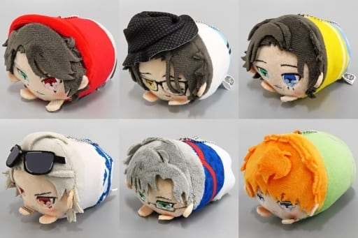 Saburo Yamada, etc. Hypnosis Mic -Division Rap Battle- Mochikororin Plush Mascot Extra Wardrobe 03 Ikebukuro Division & Yokohama Division All 6 Types Set Plush Toys [USED]