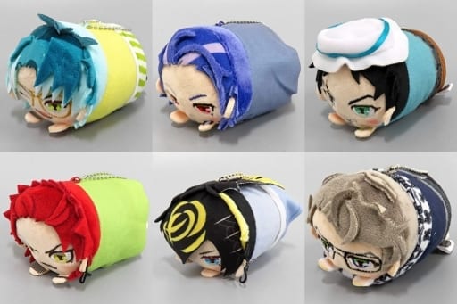 Kuko Harai, etc. Hypnosis Mic -Division Rap Battle- Mochikororin Plush Mascot Extra Wardrobe 03 Osaka Division & Nagoya Division All 6 Types Set Plush Toys [USED]