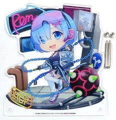 Rem Re:ZERO -Starting Life in Another World- Big Acrylic Stand Neon City Ver. Acrylic Stand [USED]