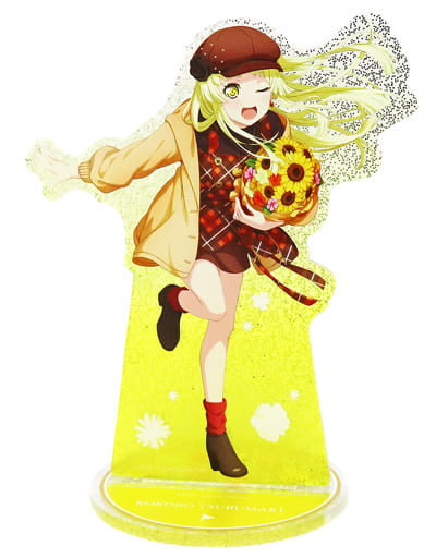 Kokoro Tsurumaki BanG Dream! Girls Band Party! Kiratto Acrylic Stand Flower Ver. Acrylic Stand [USED]