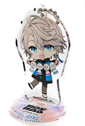Kaida Haru Rain Ver. Vtuber Nijisanji Rof-Mao Trading Acrylic Stand Key Chain Vol.2 animatecafe 2nd Edition Limited Key Chain [USED]