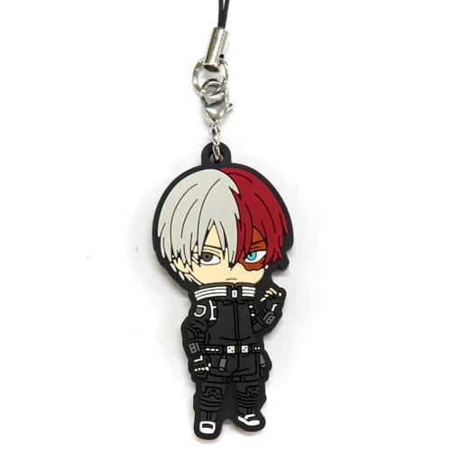 My Hero Academia: World Heroes' Mission Shoto Todoroki Stealth Suit Ver. Rubber Keychain TOHO animation STORE Limited Bonus for Purchasing Nendoroid Shoto Todoroki Stealth Suit Ver. Keychains [USED]