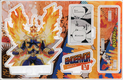 My Hero Academia Endevor Famous Scene Diorama figure 2021 Acrylic Stands [USED]