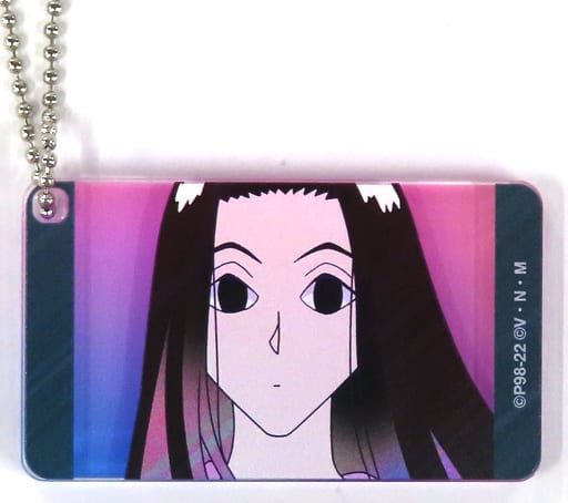 Illumi Zoldyck Hunter x Hunter Ani-Art Clear Label Trading Square Acrylic Key Chain Ver.A Key Chain [USED]