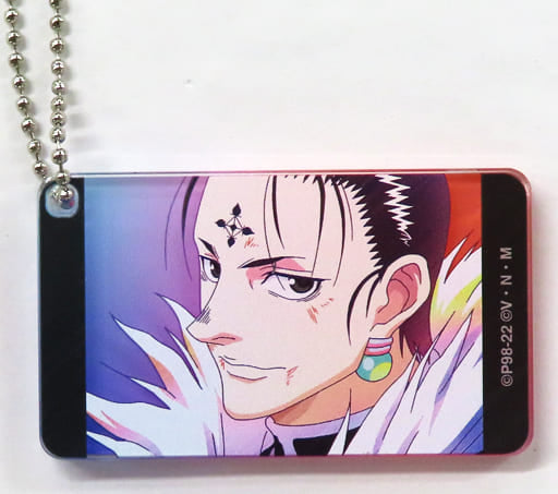 Chrollo Lucilfer Hunter x Hunter Ani-Art Clear Label Trading Square Acrylic Key Chain Ver.B Key Chain [USED]