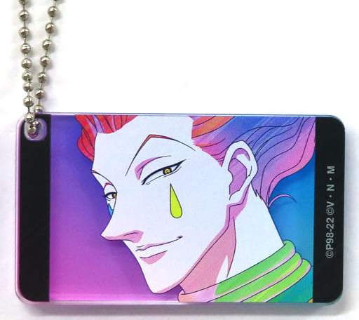 Hisoka Hunter x Hunter Ani-Art Clear Label Trading Square Acrylic Key Chain Ver.B Key Chain [USED]