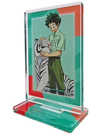My Hero Academia Izuku Midoriya Collaboration Original Visual Zookeeper Ver. Trading Acrylic Keychain Tobu Zoological Park Limited Acrylic Stands [USED]