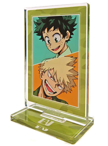 My Hero Academia Izuku Midoriya Katsuki Bakugo Collaboration Original Visual Zookeeper Ver. Trading Acrylic Keychain Tobu Zoological Park Limited Acrylic Stands [USED]