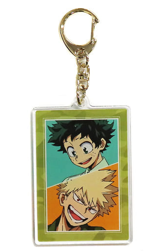 My Hero Academia Izuku Midoriya Katsuki Bakugo Newly Drawn Visual Zookeeper Ver. Trading Acrylic Keychains Tobu Zoo Collaboration Exclusive Keychains [USED]