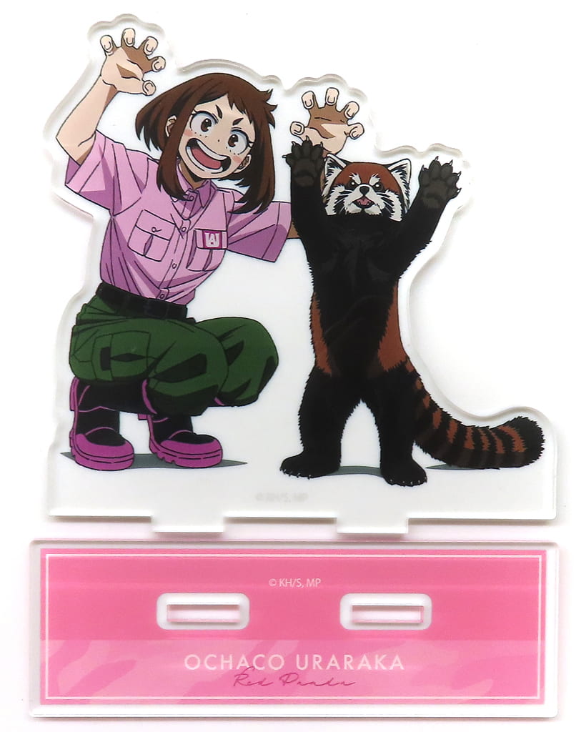 My Hero Academia Ochaco Uraraka Collaboration Original Visual Zookeeper Ver. Big Acrylic Stand Tobu Zoological Park Limited Acrylic Stands [USED]