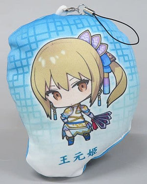 Wang Yuanji Dynasty Warriors 9 Mochitto Cushion Mascot Key Ring [USED]