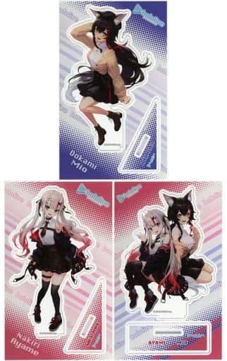 VTuber Hololive Ookami Mio & Others Acrylic Stand Molly Online Vol.8 Limited All 3 Types Set Acrylic Stands [USED]