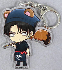 Levi Ackerman Attack on Titan The Final Season Mini Character Acrylic Key Chain Dotonbori Limited Key Chain [USED]