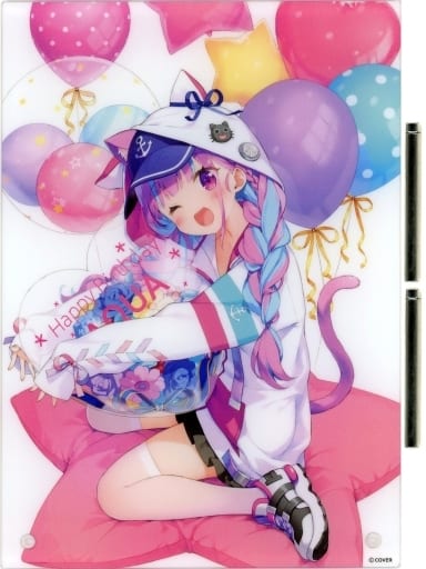Minato Aqua VTuber Hololive Acrylic Panel Birthday Anniversary 2021 Acrylic Stands [USED]
