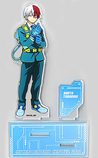 My Hero Academia Shoto Todoroki Acrylic Stand Ultra Event Hero Fes. 2022 Limited Acrylic Stands [USED]