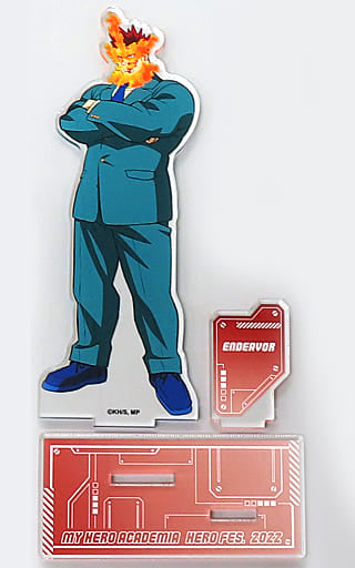 My Hero Academia Endevor Acrylic Stand Ultra Event Hero Fes. 2022 Limited Acrylic Stands [USED]
