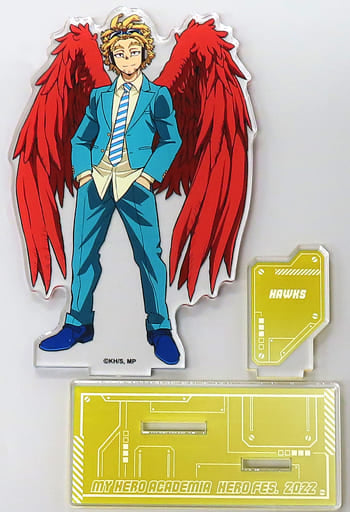 My Hero Academia Hawks Acrylic Stand Ultra Event Hero Fes. 2022 Limited Acrylic Stands [USED]