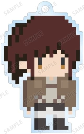 Sasha Blouse Attack on Titan Trading Acrylic Key Chains One Night Jinro Collaboration Pixel Art Ver. Key Chain [USED]