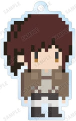 Sasha Blouse Attack on Titan Trading Acrylic Key Chains One Night Jinro Collaboration Pixel Art Ver. Key Chain [USED]