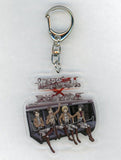 Ellen Yeager, etc. Vehicle Attack on Titan Acrylic Key Chain Fuji-Q Highland Limited Key Chain [USED]