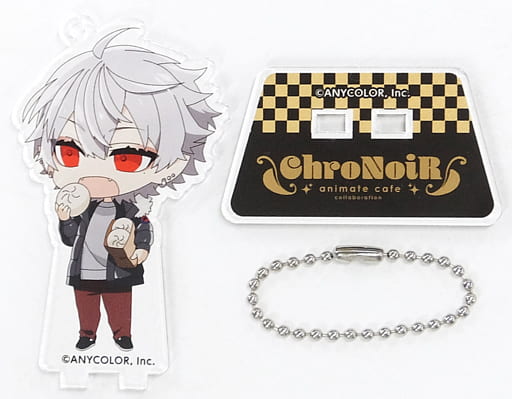 Kuzuha Plain Clothes Vtuber Nijisanji ChroNoiR Trading Acrylic Stand Key Chain animatecafe Business Trip Version Limited Key Chain [USED]