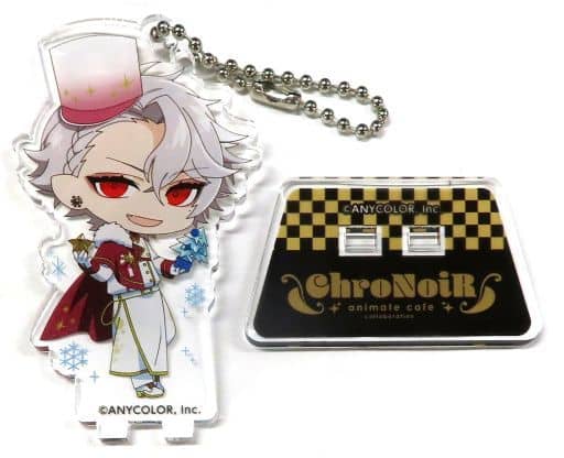 Kuzuha Christmas Costume Vtuber Nijisanji ChroNoiR Trading Acrylic Stand Key Chain animatecafe Business Trip Version Limited Key Chain [USED]