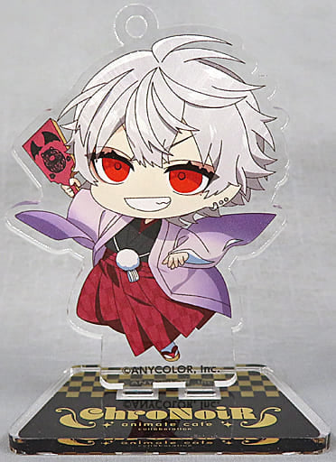 Kuzuha Kimono Vtuber Nijisanji ChroNoiR Trading Acrylic Stand Key Chain animatecafe Business Trip Version Limited Key Chain [USED]