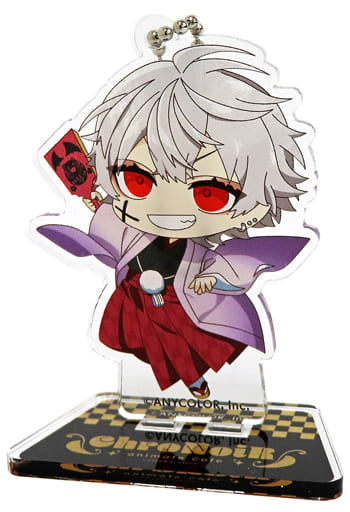 Kuzuha Kimono Graffiti Ver. Vtuber Nijisanji ChroNoiR Trading Acrylic Stand Key Chain animatecafe Business Trip Version Limited Key Chain [USED]